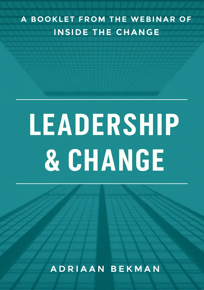 Cover Leadership and change