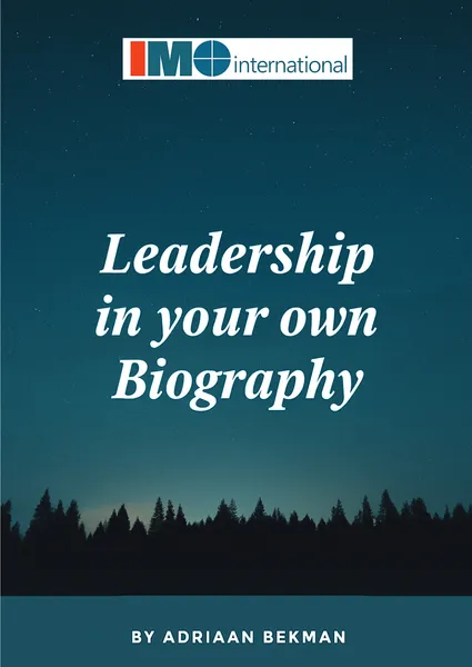 Cover Leadership in your own biography